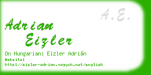 adrian eizler business card