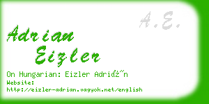 adrian eizler business card